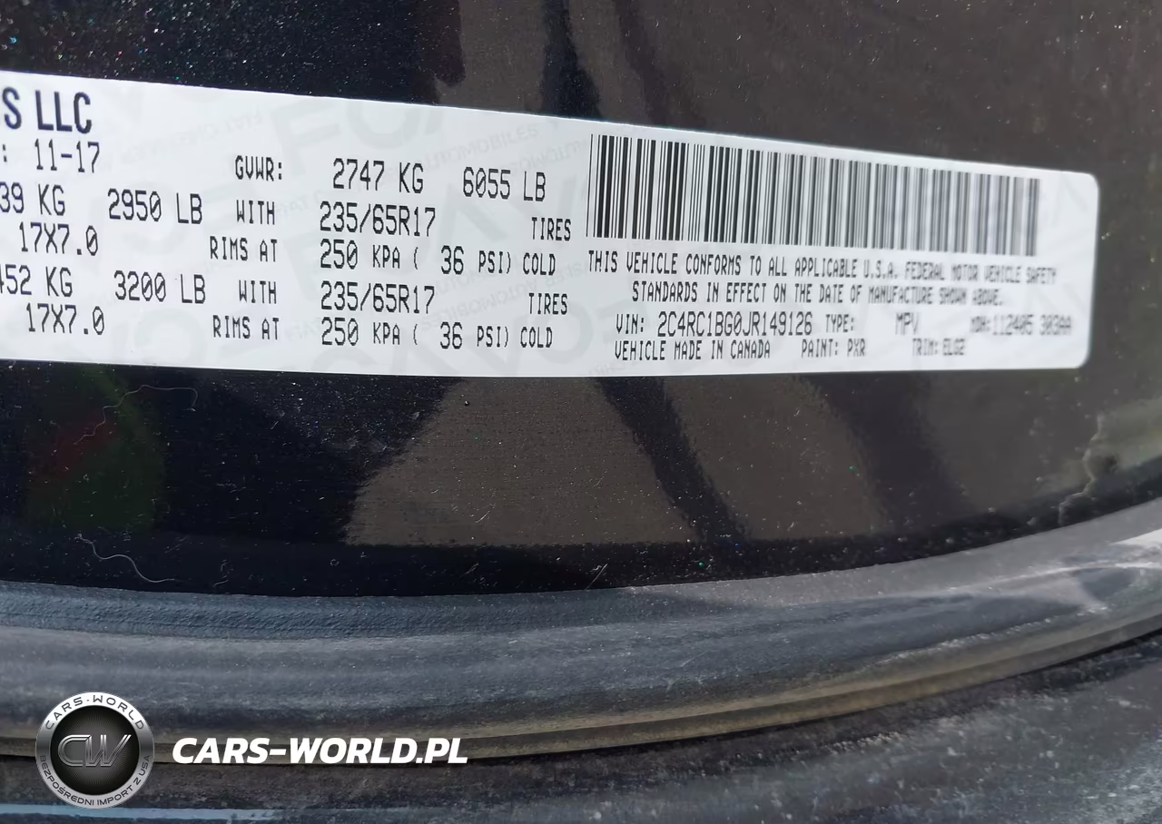 2018 Chrysler Pacifica Touring L VIN:2C4RC1BG0JR149126 - 9