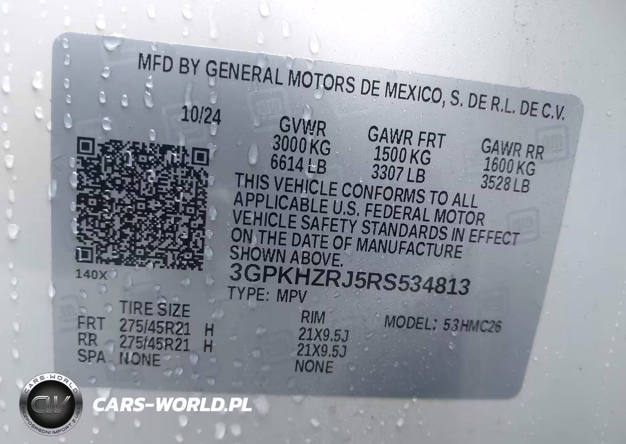 2024 Honda Prologue Elite VIN:3GPKHZRJ5RS534813 - 9