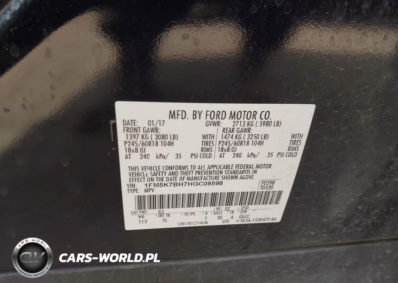 2017 Ford Explorer VIN:1FM5K7BH7HGC09598 - 9