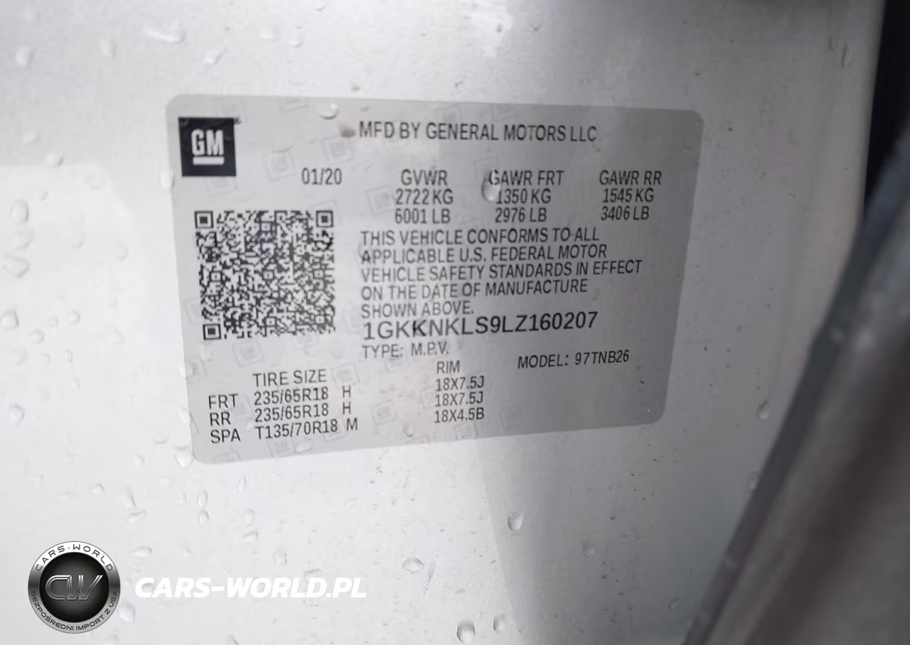 2020 GMC Acadia Sle VIN:1GKKNKLS9LZ160207 - 9