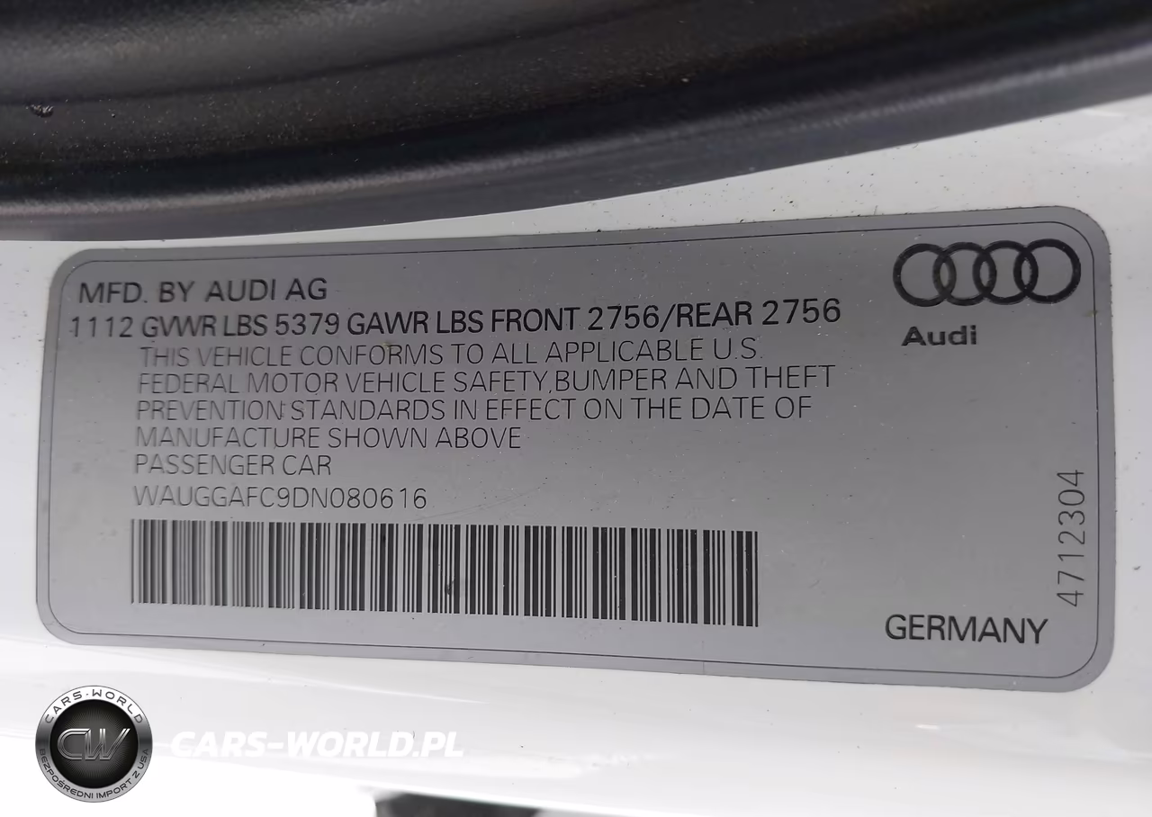 2013 Audi A6 3.0T Premium VIN:WAUGGAFC9DN080616 - 9
