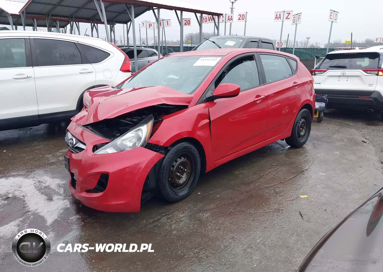2013 Hyundai Accent Gs VIN:KMHCT5AE3DU128805 - 2