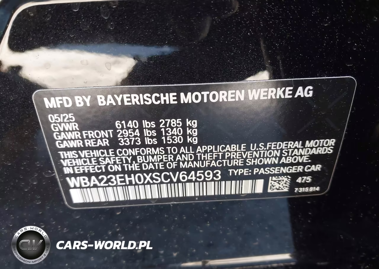 2025 BMW 740I VIN:WBA23EH0XSCV64593 - 9