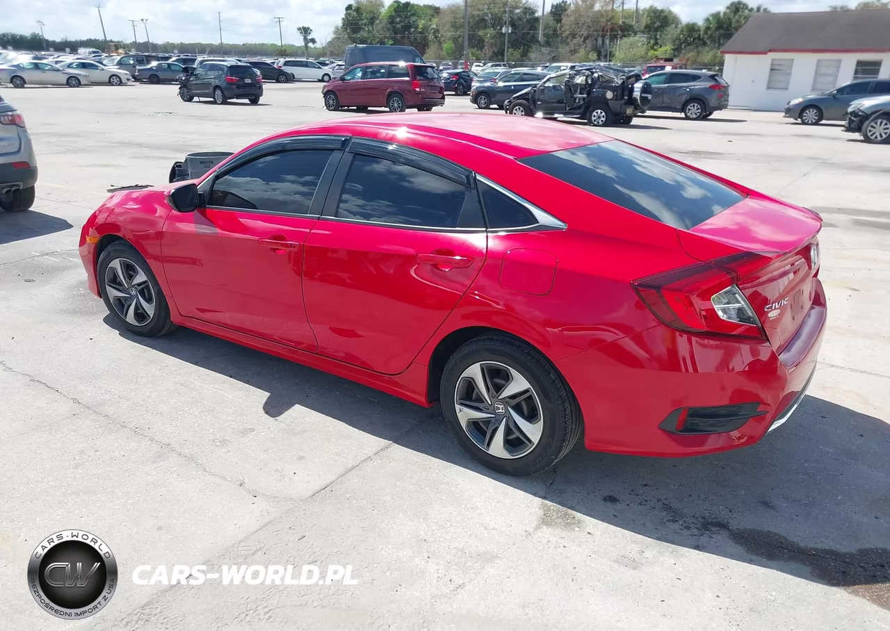 2021 Honda Civic Lx VIN:2HGFC2F66MH504516 - 3
