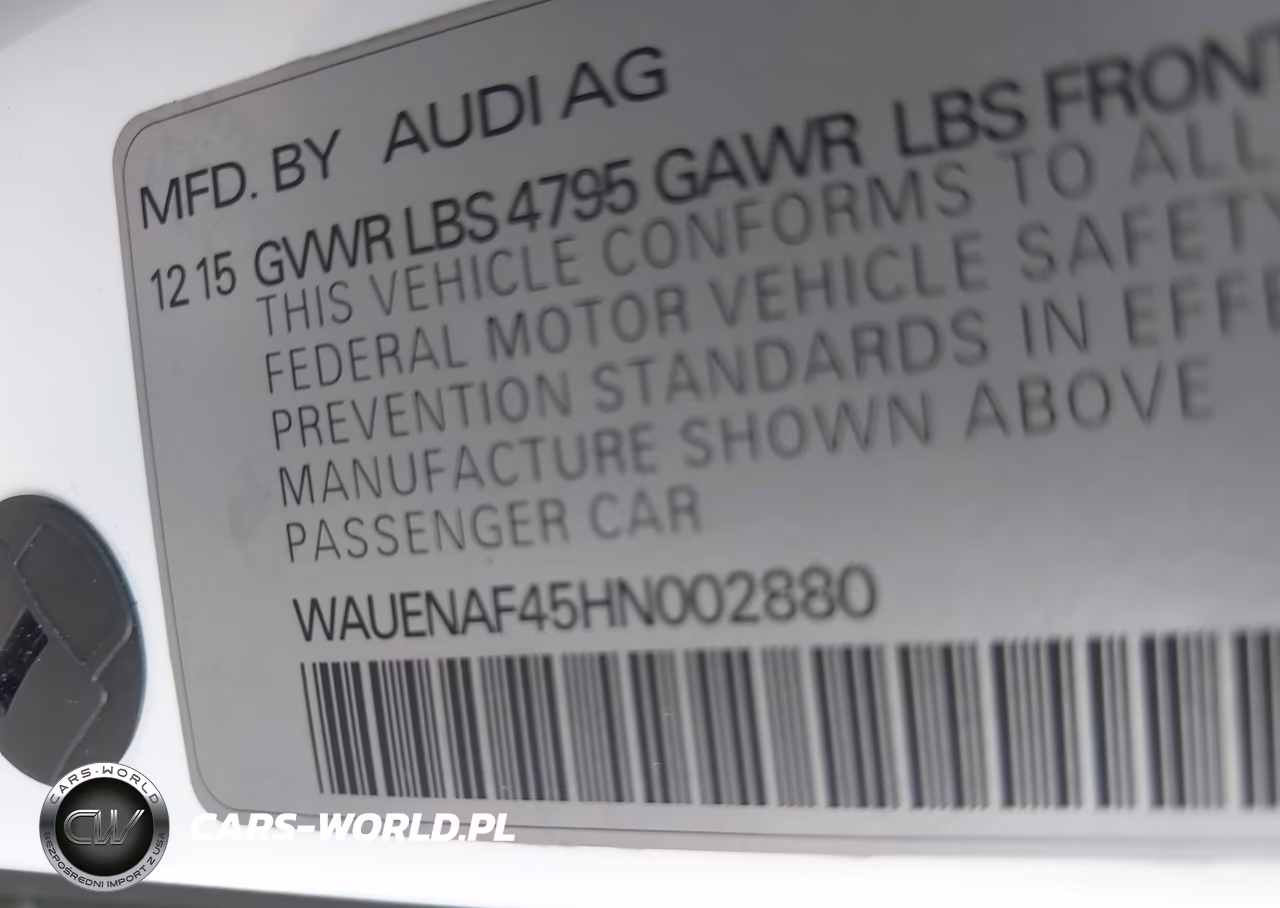 2017 Audi A4 2.0T Premium VIN:WAUENAF45HN002880 - 9