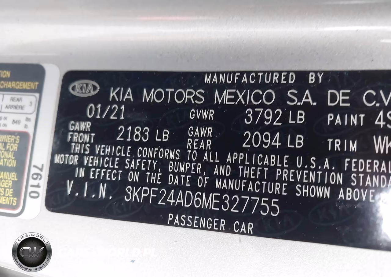 2021 Kia Forte Lxs VIN:3KPF24AD6ME327755 - 9