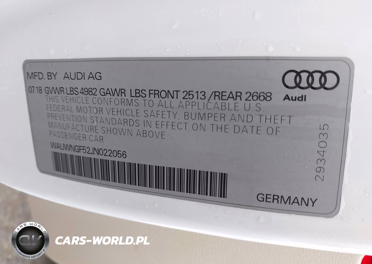 2018 Audi A5 2.0T Premium VIN:WAUWNGF52JN022056 - 9