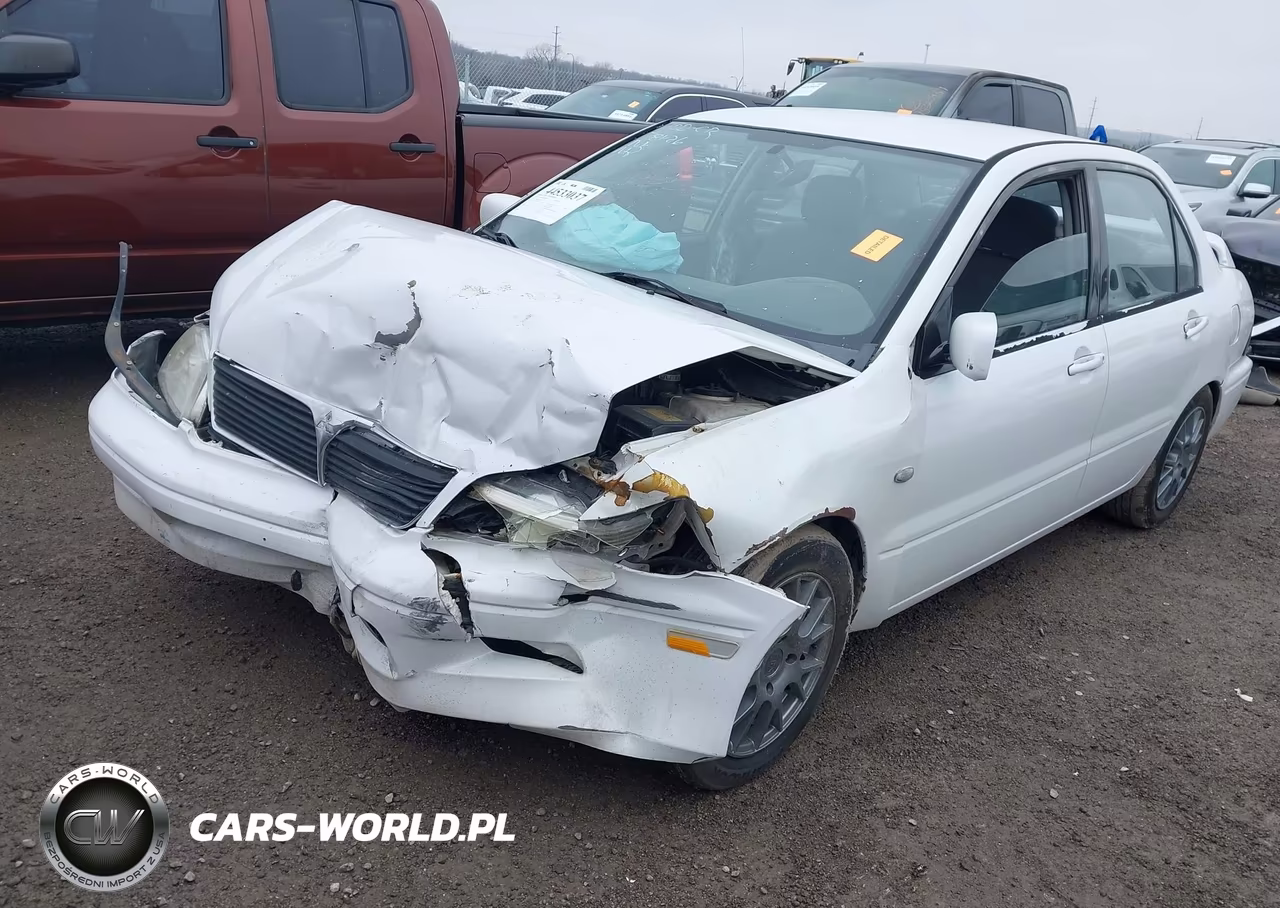 2002 Mitsubishi Lancer Ls VIN:JA3AJ36E42U059617 - 2