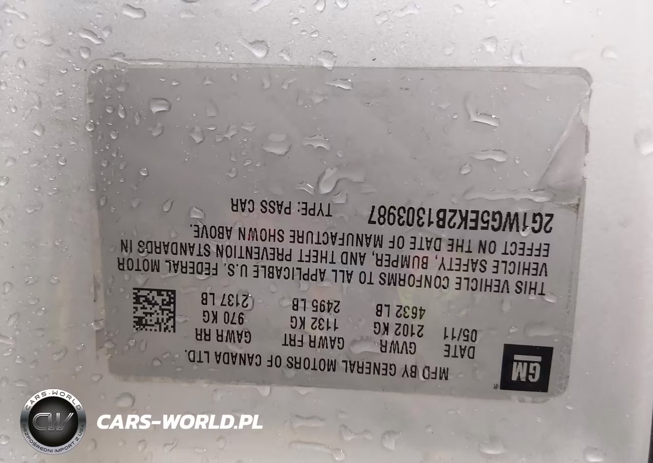 2011 Chevrolet Impala Lt VIN:2G1WG5EK2B1303987 - 9