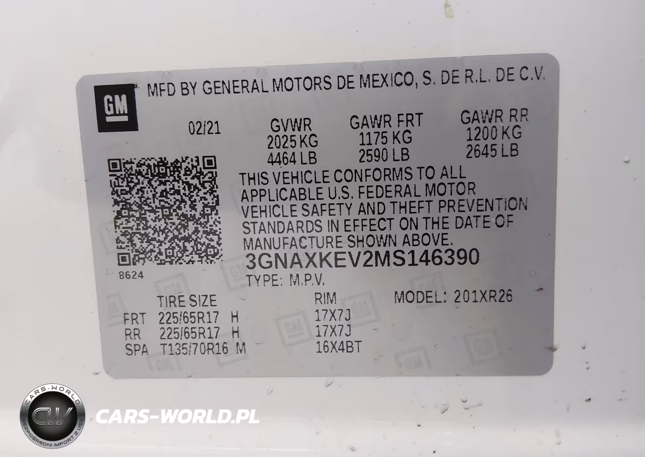 2021 Chevrolet Equinox Fwd Lt VIN:3GNAXKEV2MS146390 - 9