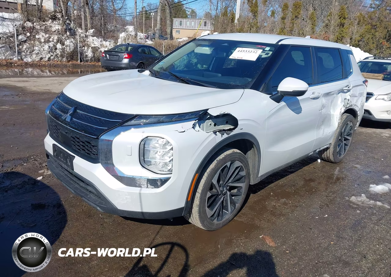 2022 Mitsubishi Outlander Es 2.5 S-Awc VIN:JA4J4TA8XNZ041389 - 2