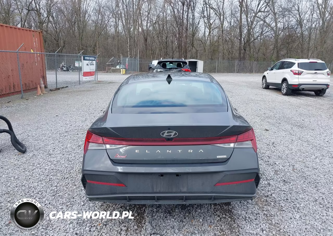 2024 Hyundai Elantra Hybrid Blue VIN:KMHLM4DJ4RU114404 - 17