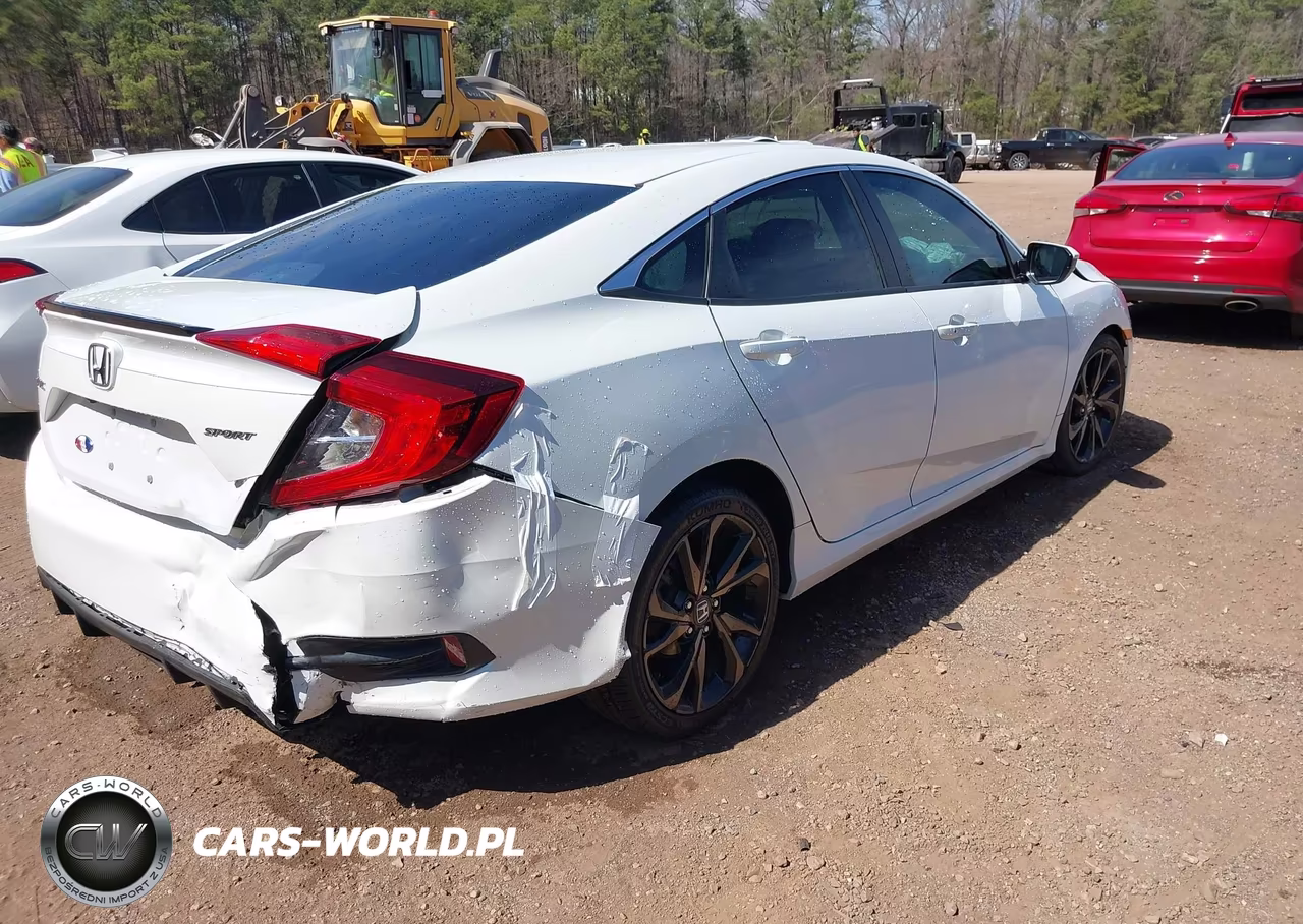 2020 Honda Civic Sport VIN:19XFC2F80LE014213 - 4