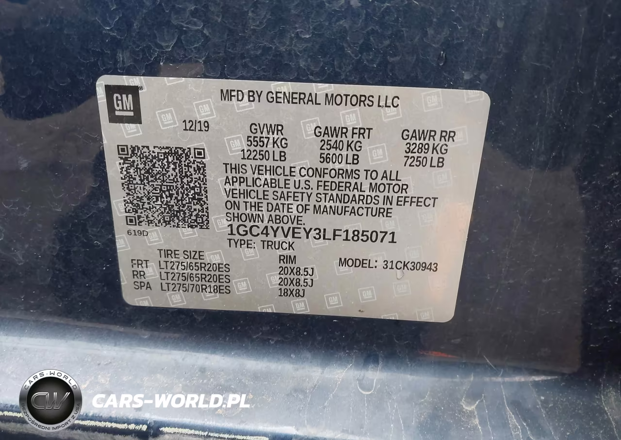2020 Chevrolet Silverado 3500Hd 4Wd Long Bed High Country VIN:1GC4YVEY3LF185071 - 8