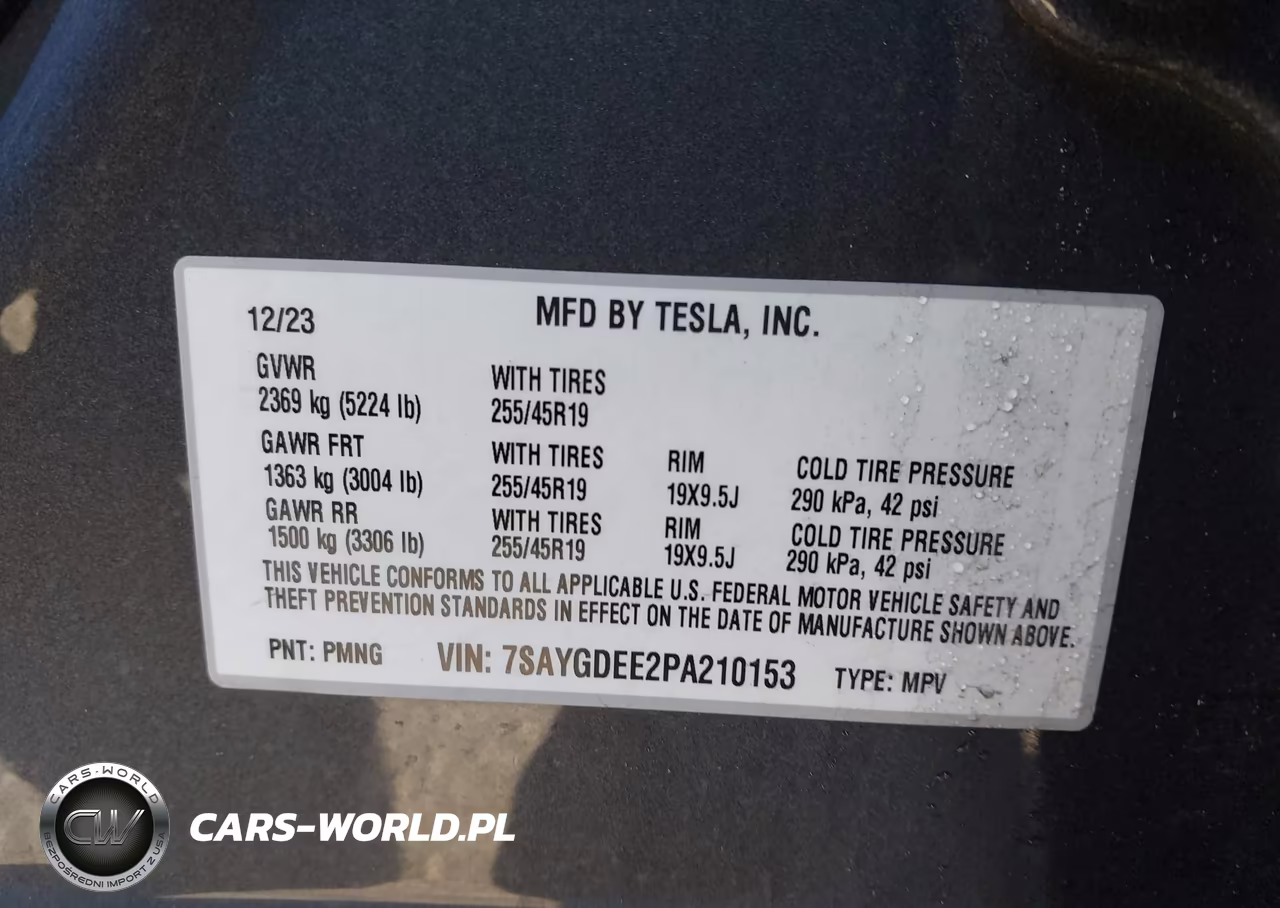 2023 Tesla Model Y Awd-Long Range Dual Motor All-Wheel Drive VIN:7SAYGDEE2PA210153 - 9