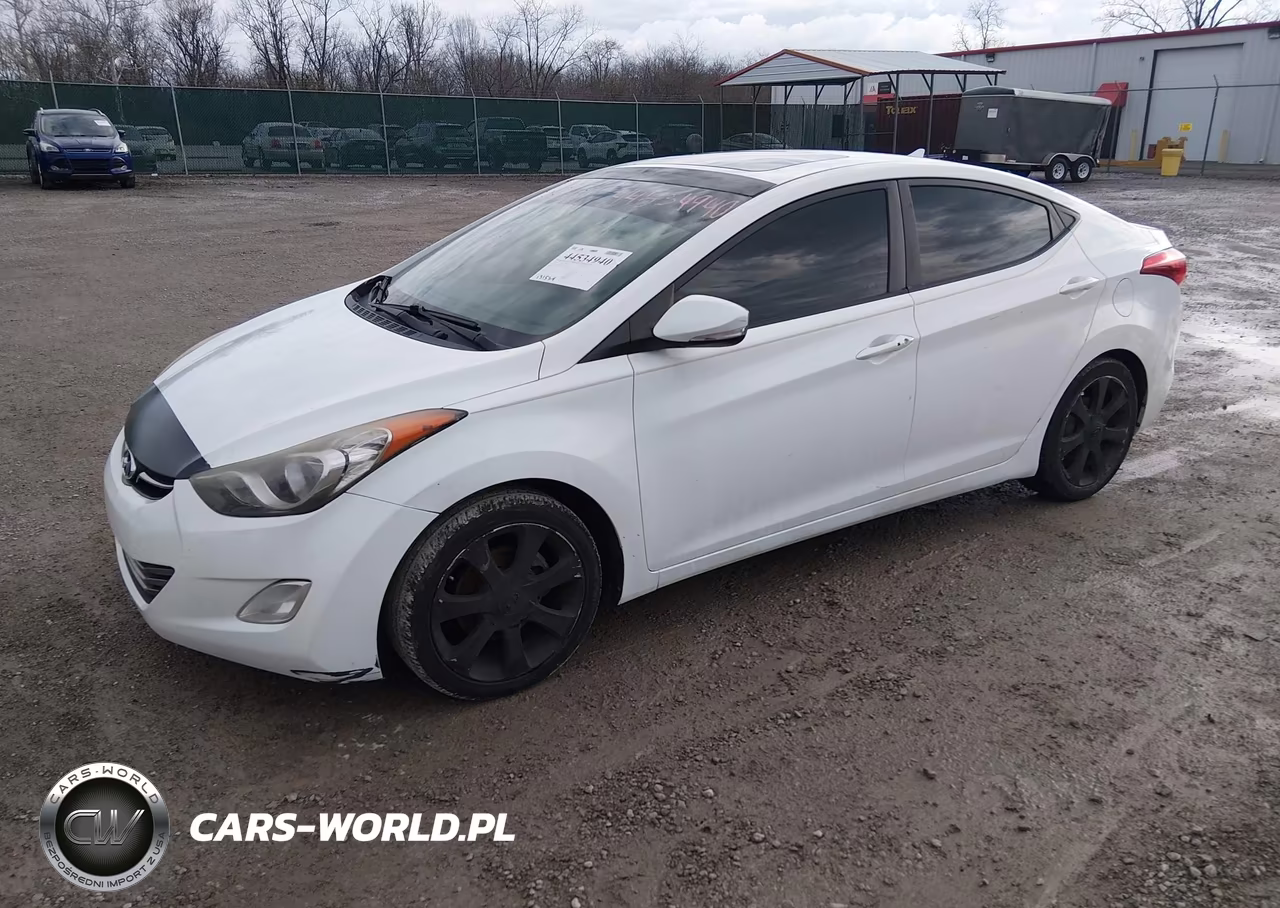 2012 Hyundai Elantra Limited VIN:5NPDH4AE0CH107536 - 2