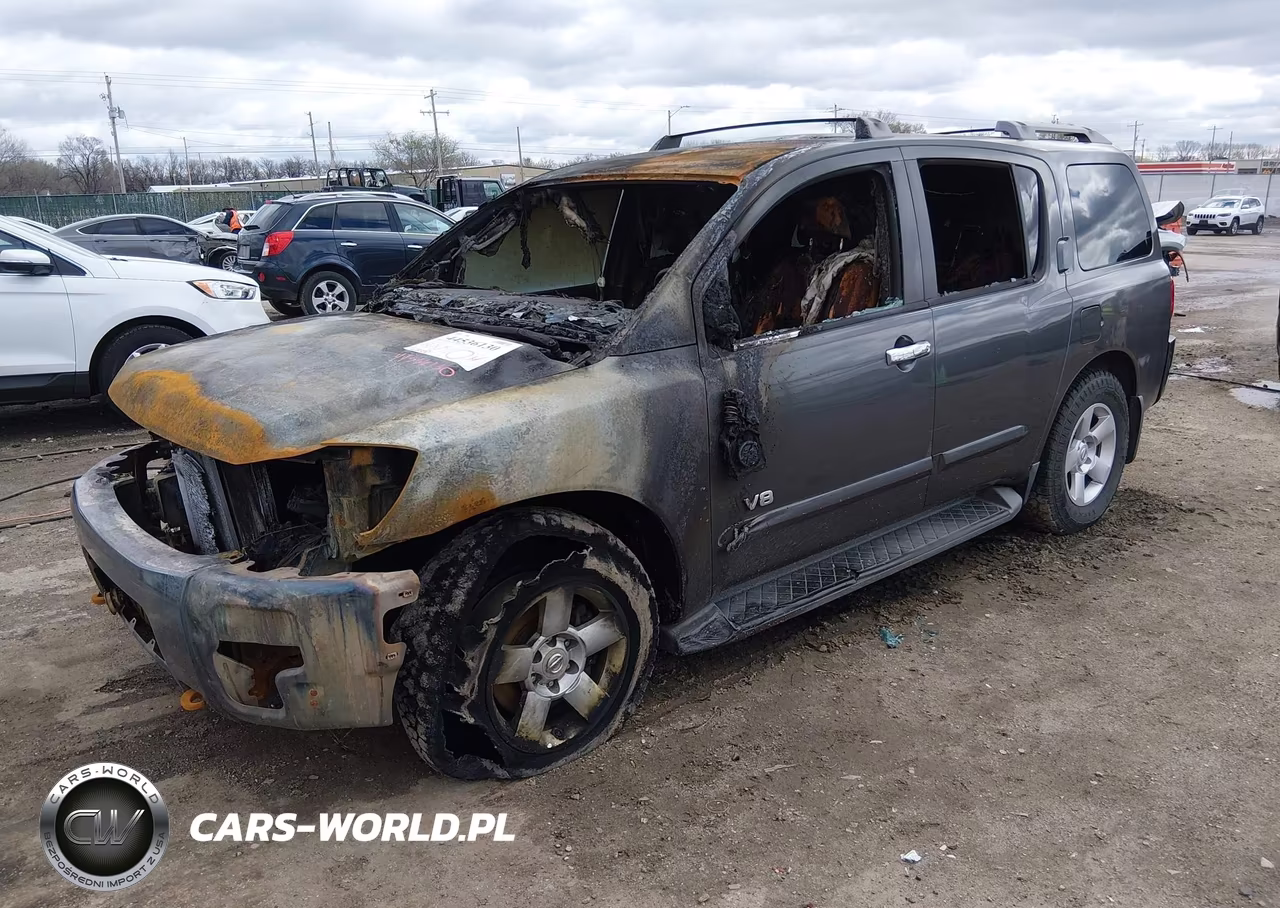 2007 Nissan Armada Se VIN:5N1BA08C37N705324 - 2