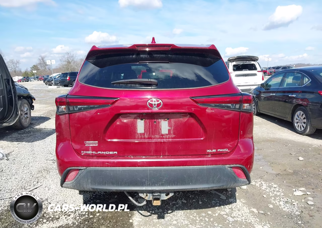 2022 Toyota Highlander Xle VIN:5TDGZRBH1NS564482 - 17