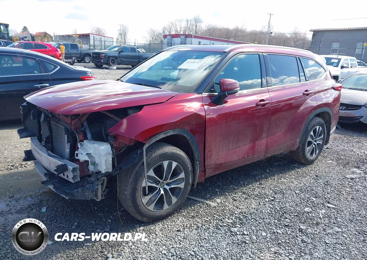 2022 Toyota Highlander Xle VIN:5TDGZRBH1NS564482 - 2