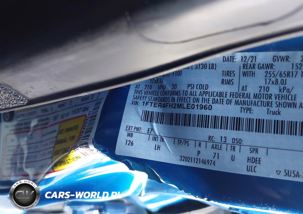 2021 Ford Ranger Xlt VIN:1FTER4FH2MLE01960 - 9