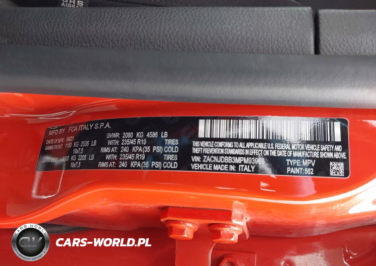 2021 Jeep Renegade 80Th Anniversary 4X4 VIN:ZACNJDBB3MPM93968 - 9