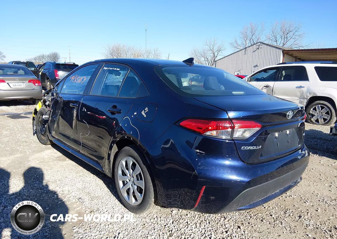 2021 Toyota Corolla Le VIN:5YFEPMAEXMP241904 - 3