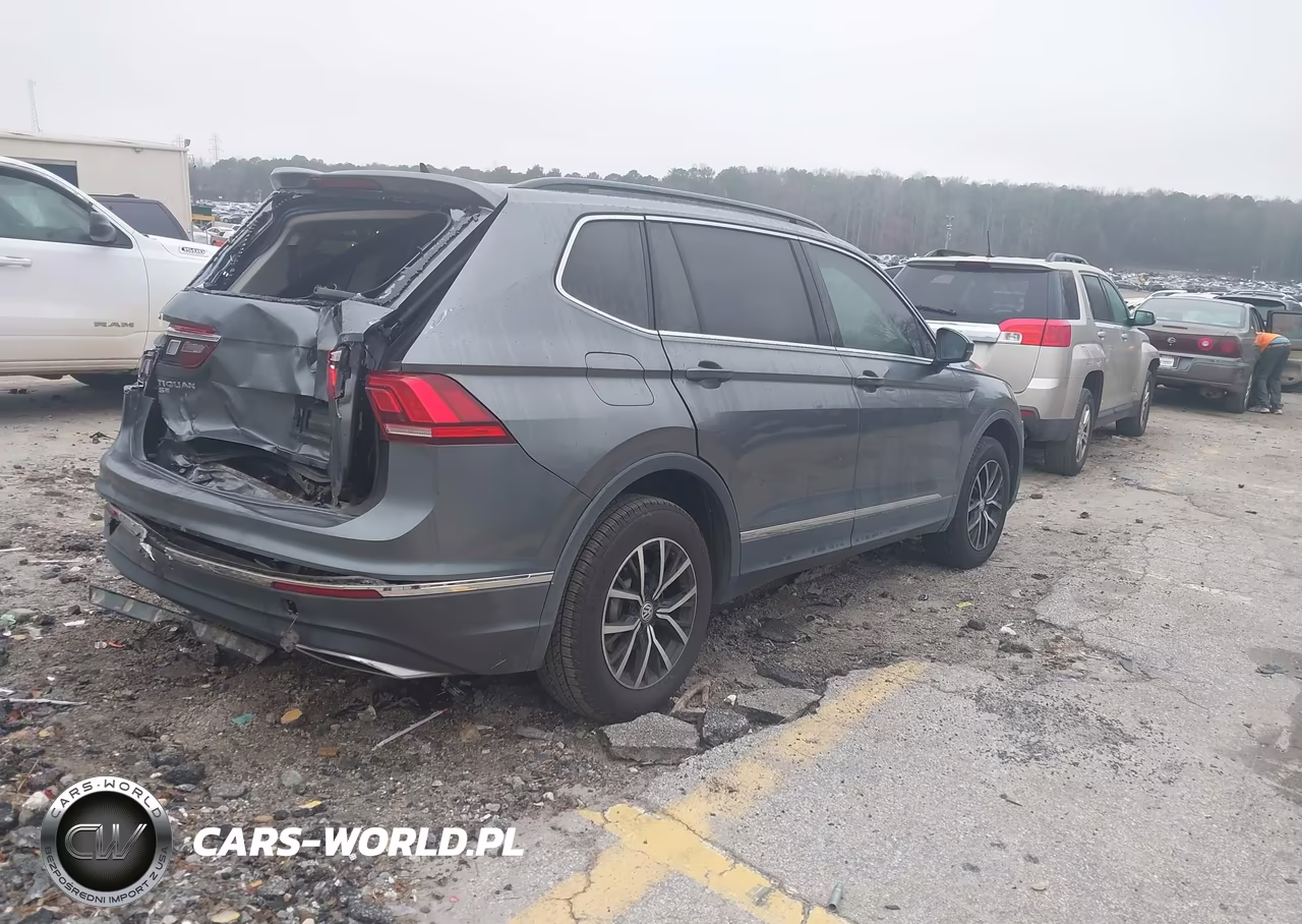 2021 Volkswagen Tiguan 2.0T Se-2.0T Se R-Line Black-2.0T Sel VIN:3VV3B7AX7MM026501 - 4