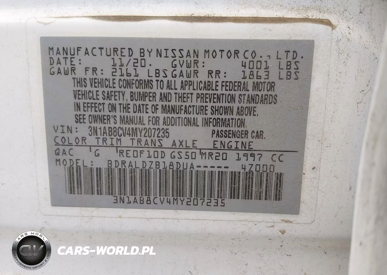 2021 Nissan Sentra Sv Xtronic Cvt VIN:3N1AB8CV4MY207235 - 9