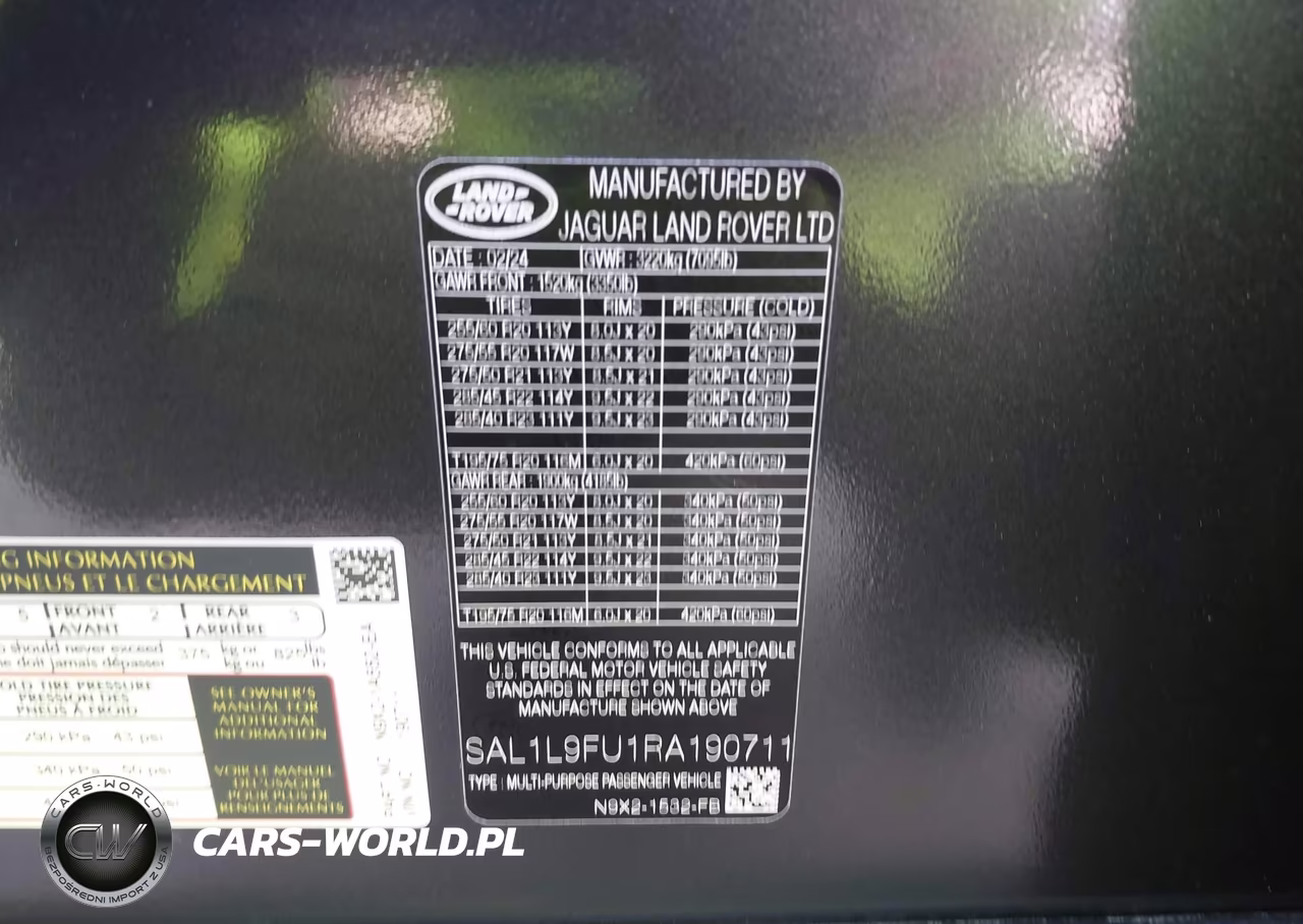 2024 Land Rover Range Rover Sport Dynamic Se VIN:SAL1L9FU1RA190711 - 9