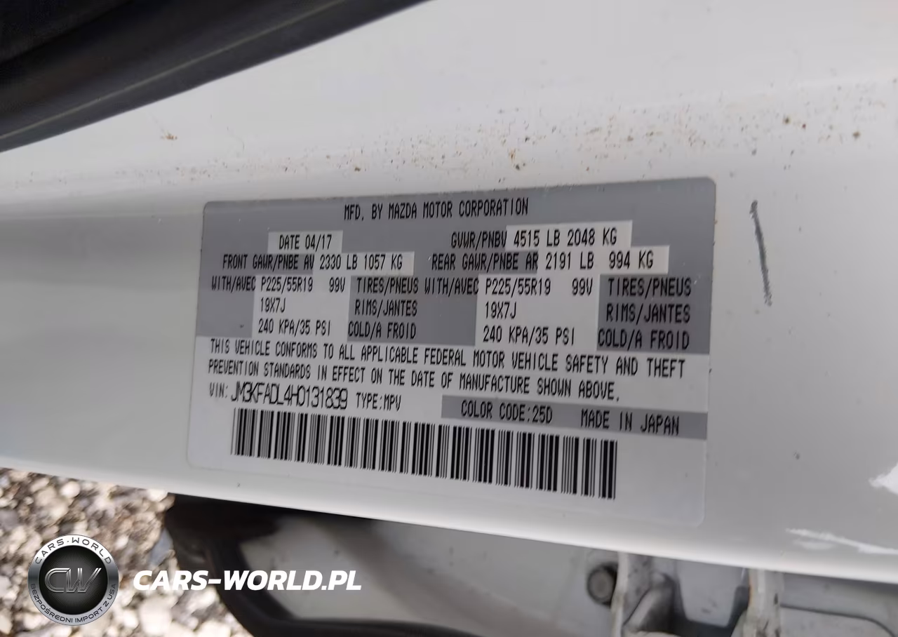 2017 Mazda Cx-5 Grand Touring VIN:JM3KFADL4H0131839 - 9