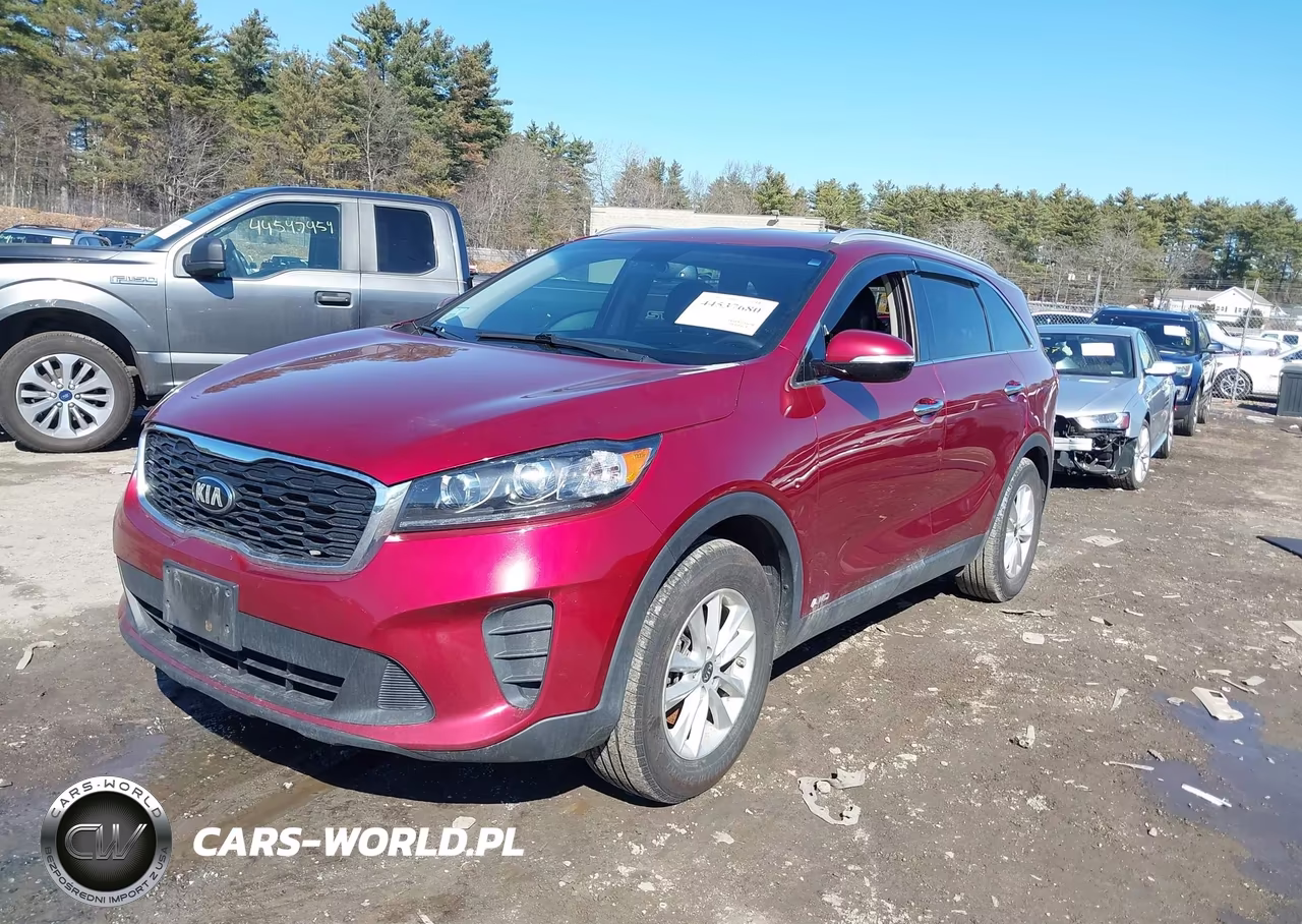 2019 Kia Sorento 2.4L Lx VIN:5XYPGDA32KG565955 - 2
