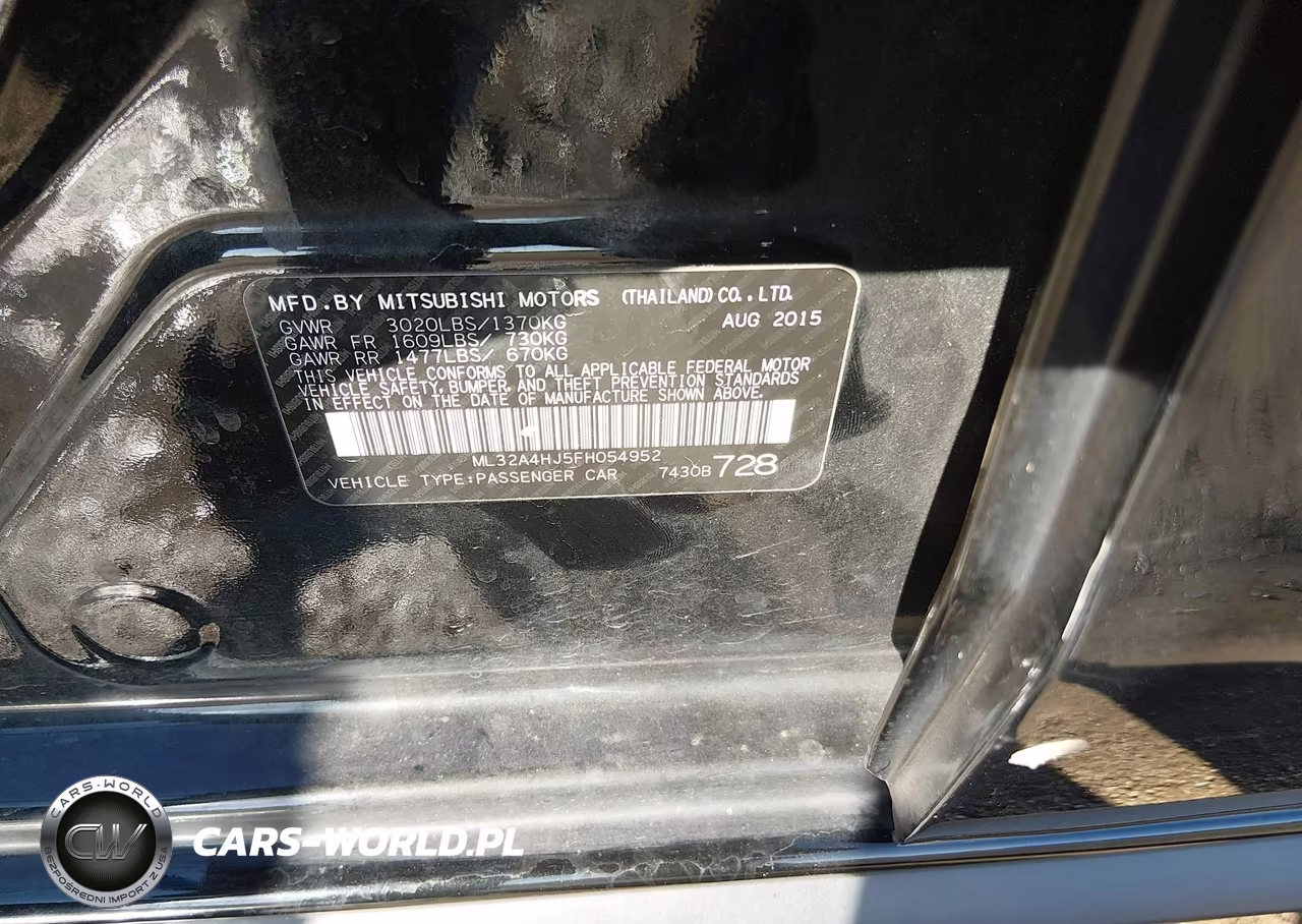2015 Mitsubishi Mirage Es VIN:ML32A4HJ5FH054952 - 9