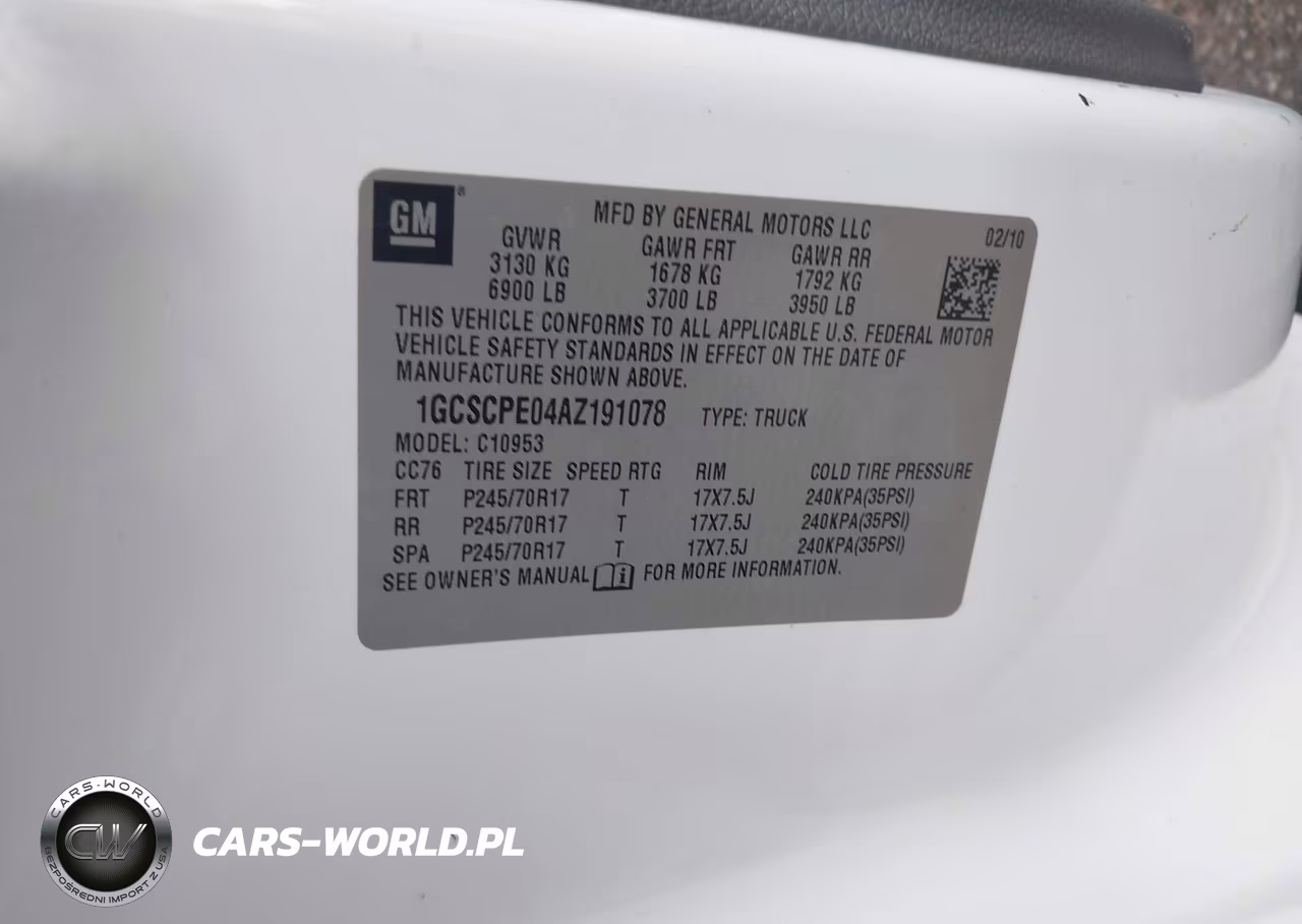 2010 Chevrolet Silverado 1500 Work Truck VIN:1GCSCPE04AZ191078 - 9