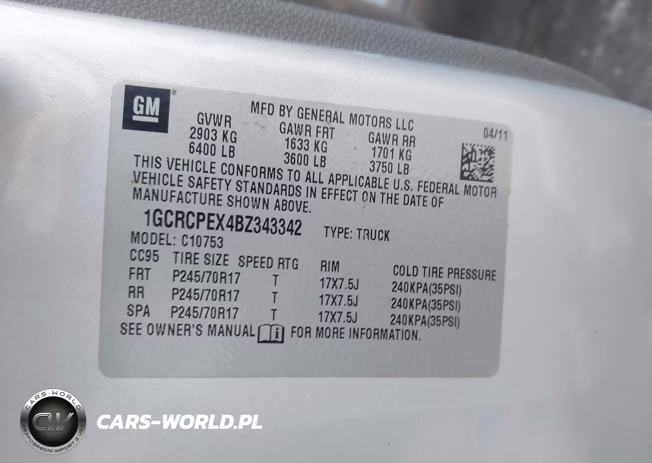 2011 Chevrolet Silverado 1500 Work Truck VIN:1GCRCPEX4BZ343342 - 9