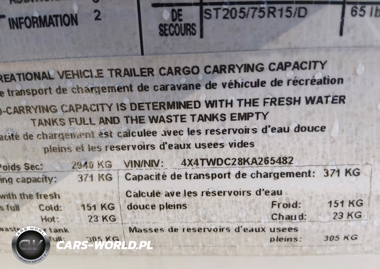 2019 Wildwood Other VIN:4X4TWDC28KA265482 - 9