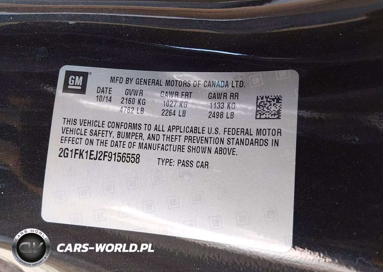 2015 Chevrolet Camaro 2Ss VIN:2G1FK1EJ2F9156558 - 9