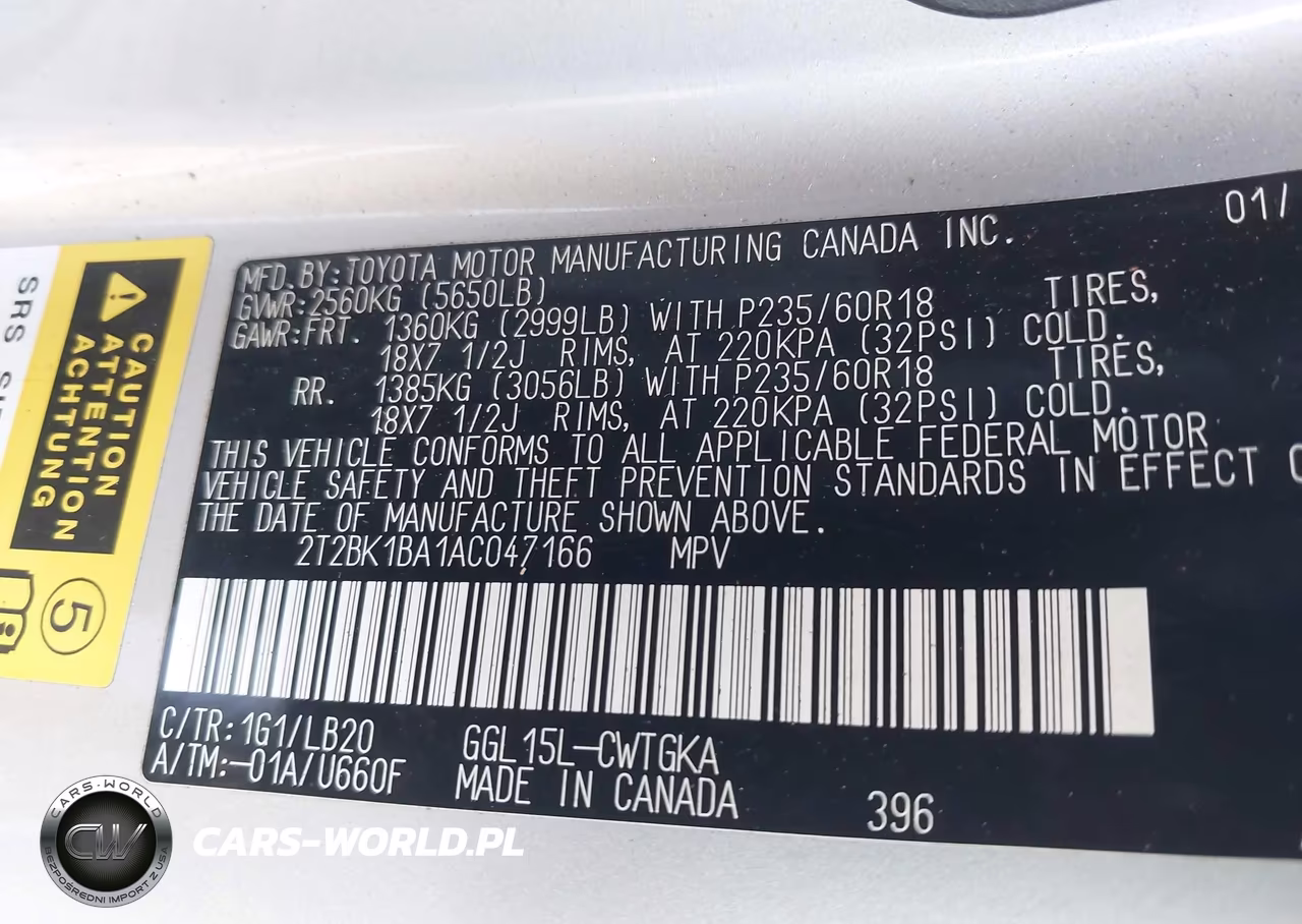 2010 Lexus Rx 350 VIN:2T2BK1BA1AC047166 - 9