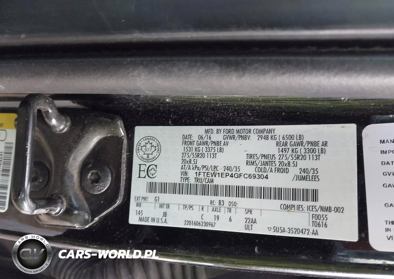 2016 Ford F-150 Xlt VIN:1FTEW1EP4GFC69304 - 9
