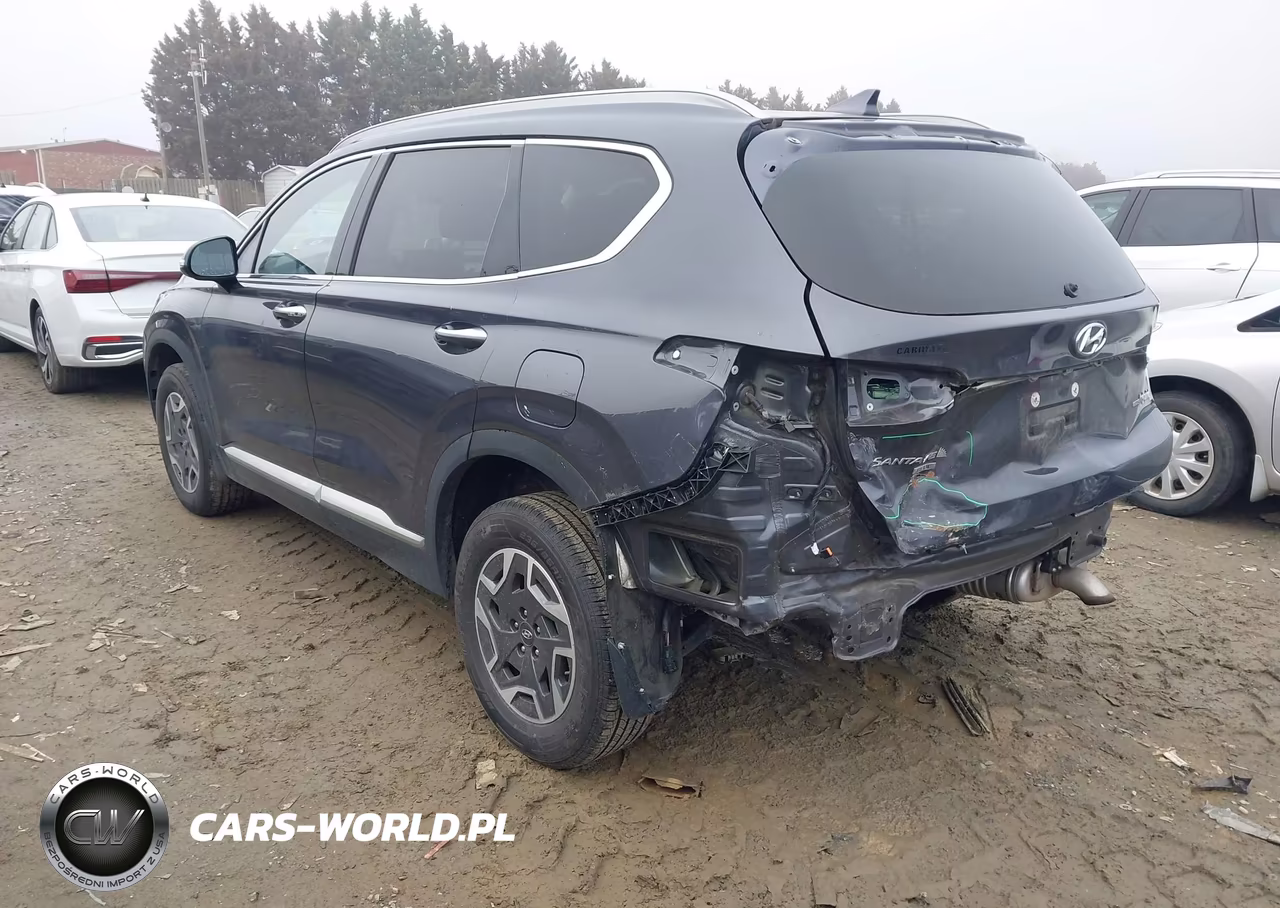 2022 Hyundai Santa Fe Hybrid Blue VIN:KM8S2DA16NU016135 - 3
