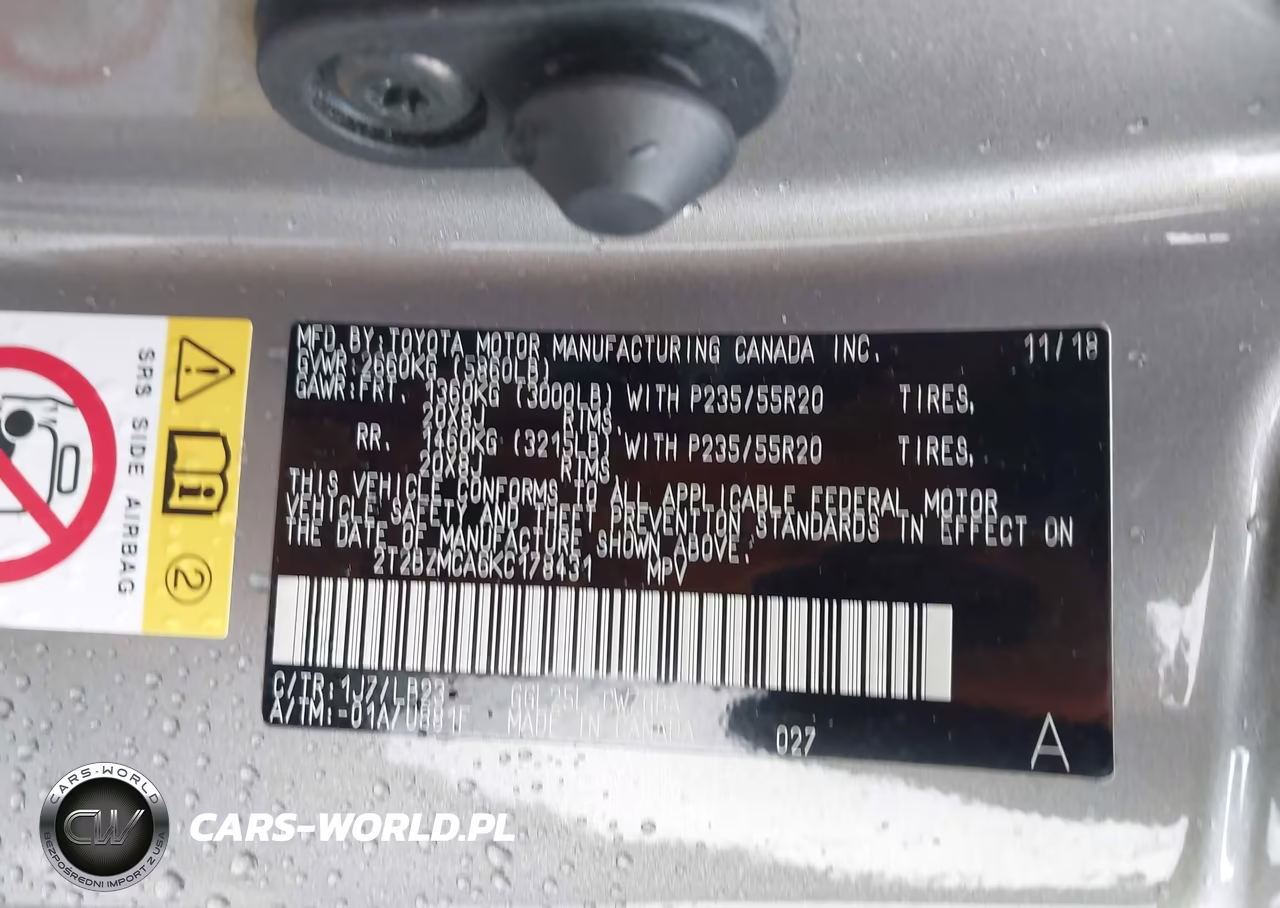 2019 Lexus Rx 350 VIN:2T2BZMCA6KC178431 - 9
