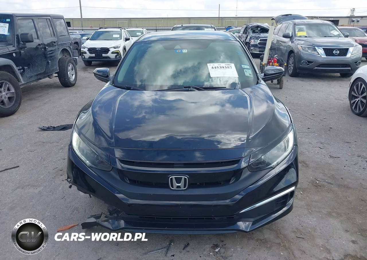 2019 Honda Civic Lx VIN:19XFC2F61KE000639 - 12