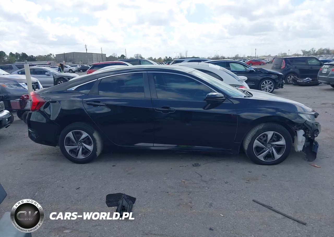 2019 Honda Civic Lx VIN:19XFC2F61KE000639 - 13