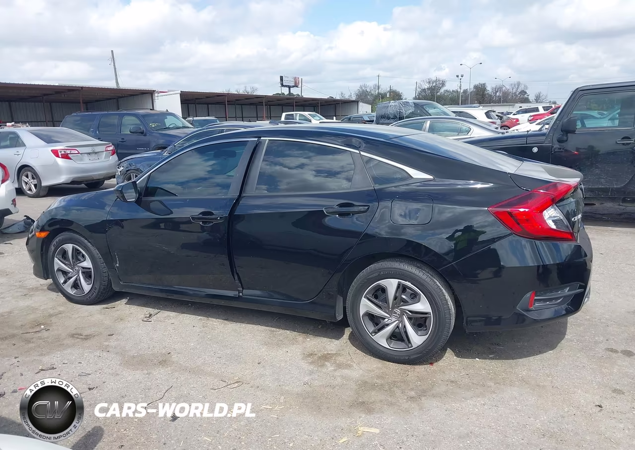 2019 Honda Civic Lx VIN:19XFC2F61KE000639 - 14