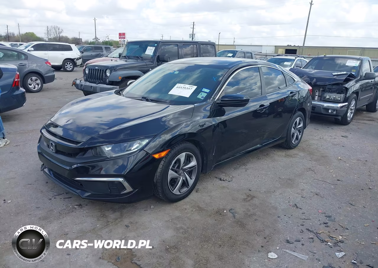 2019 Honda Civic Lx VIN:19XFC2F61KE000639 - 2