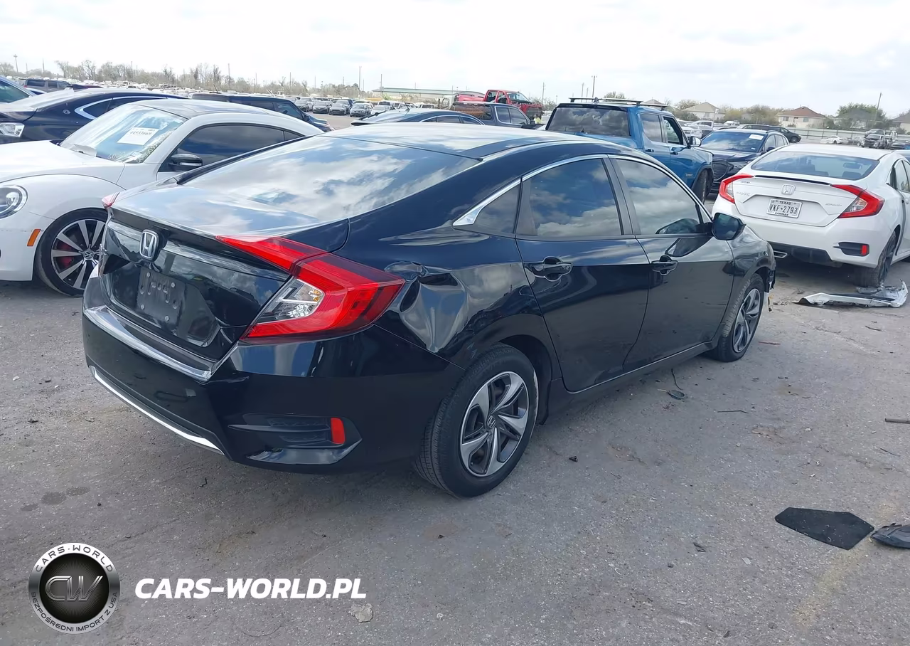 2019 Honda Civic Lx VIN:19XFC2F61KE000639 - 4
