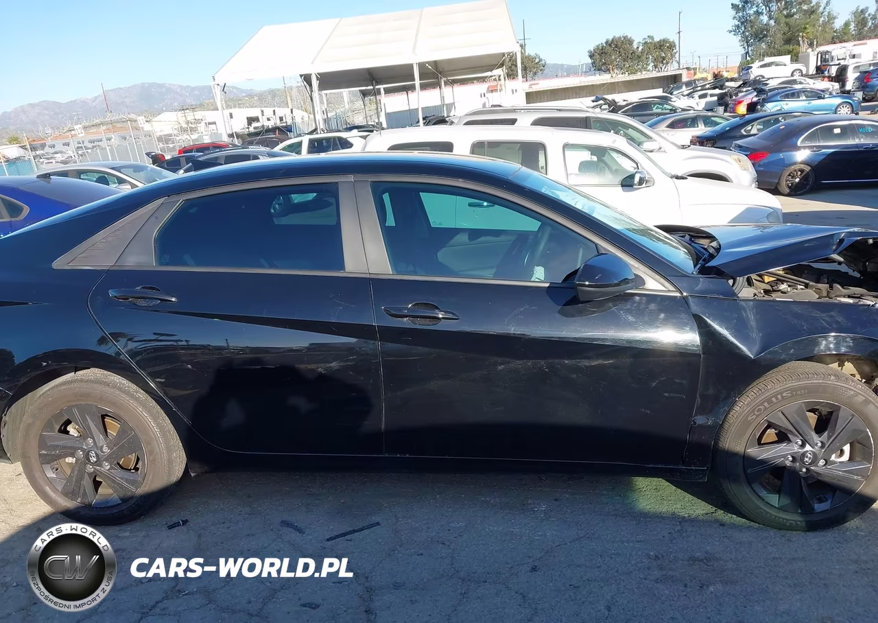 2022 Hyundai Elantra Hybrid Blue VIN:KMHLM4AJ7NU031290 - 14