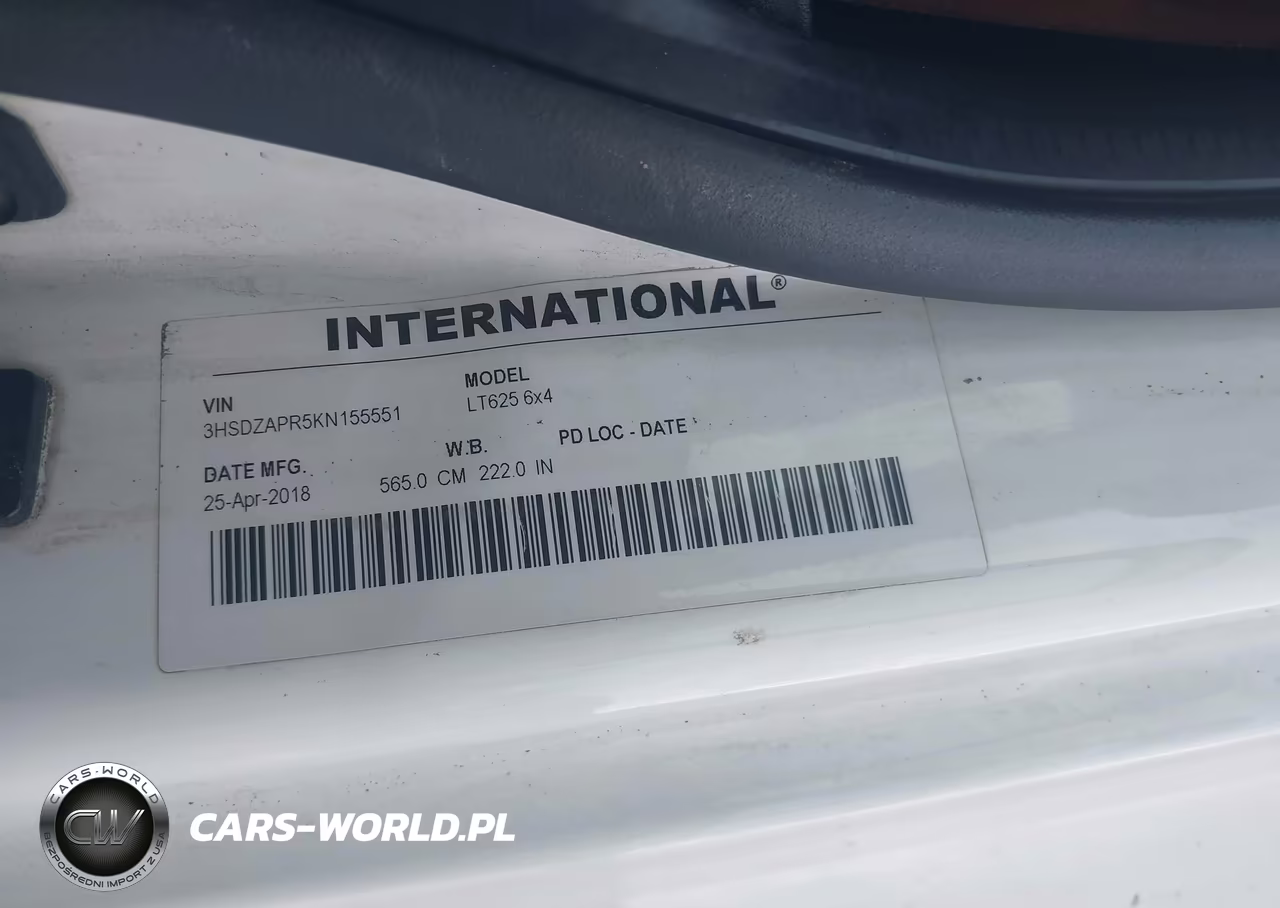 2019 International Lt VIN:3HSDZAPR5KN155551 - 8
