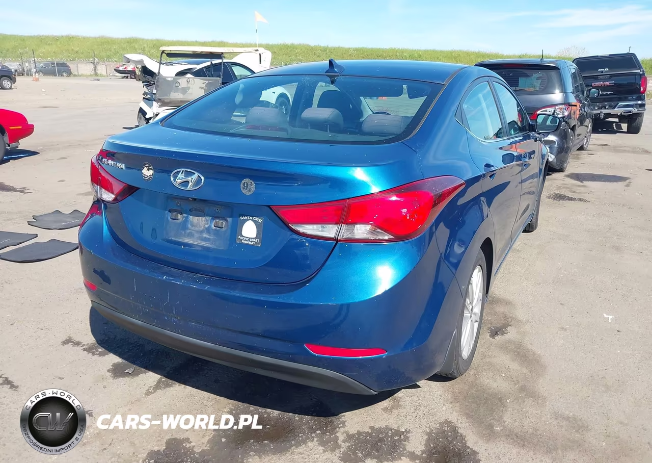 2015 Hyundai Elantra Se VIN:KMHDH4AE9FU281899 - 4