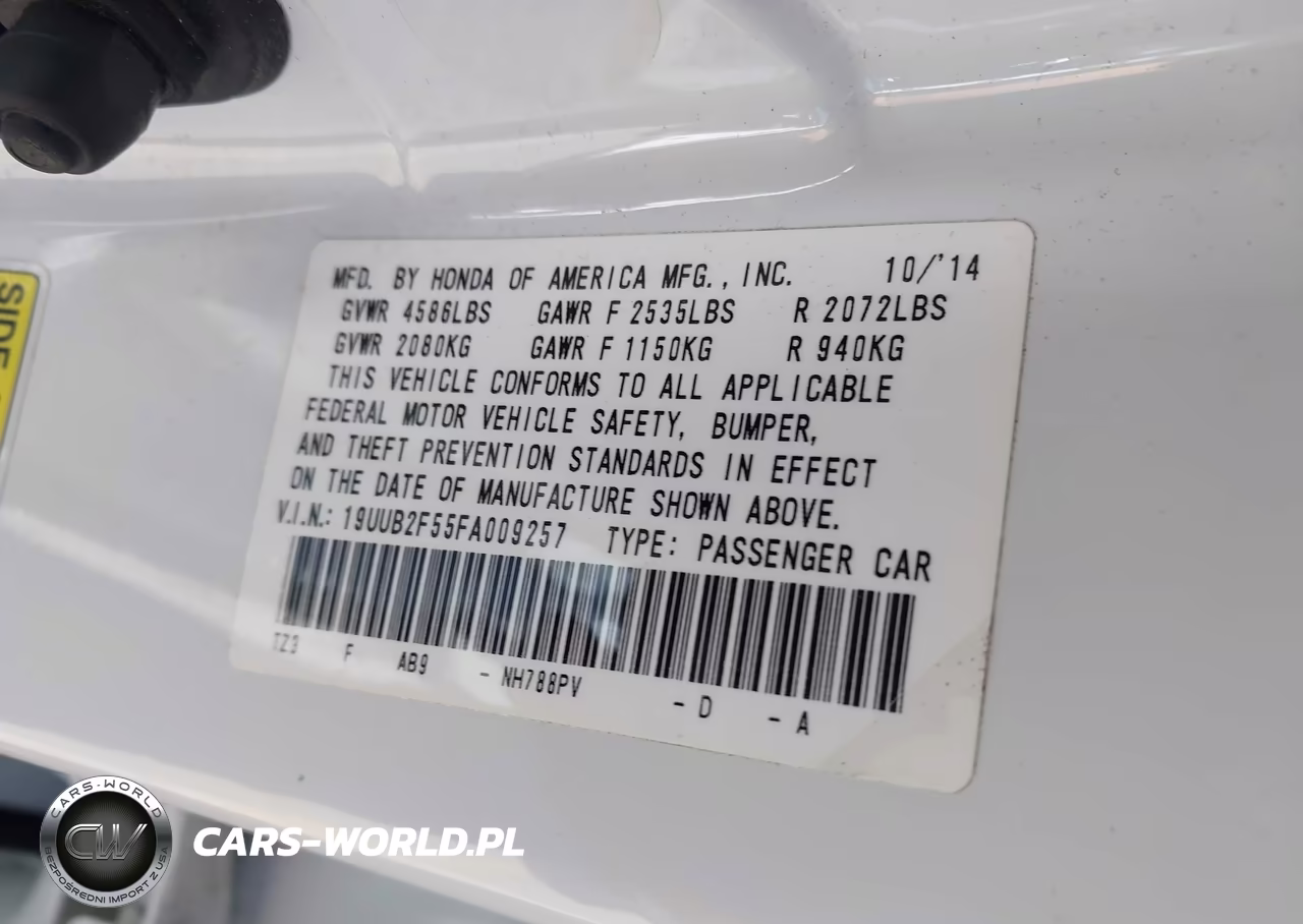 2015 Acura Tlx V6 Tech VIN:19UUB2F55FA009257 - 9