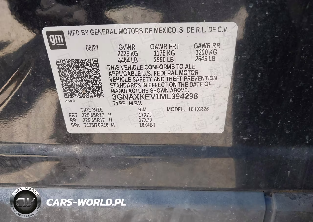 2021 Chevrolet Equinox Fwd Lt VIN:3GNAXKEV1ML394298 - 9
